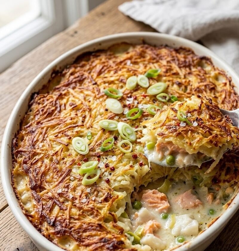 Mary Berry’s Fish Pie with Rosti Topping Recipe