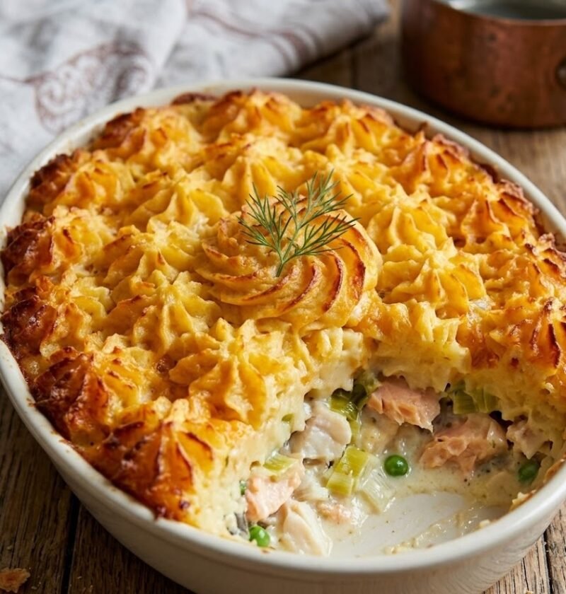Mary Berry’s Fish Pie with Cheesy Mash Recipe