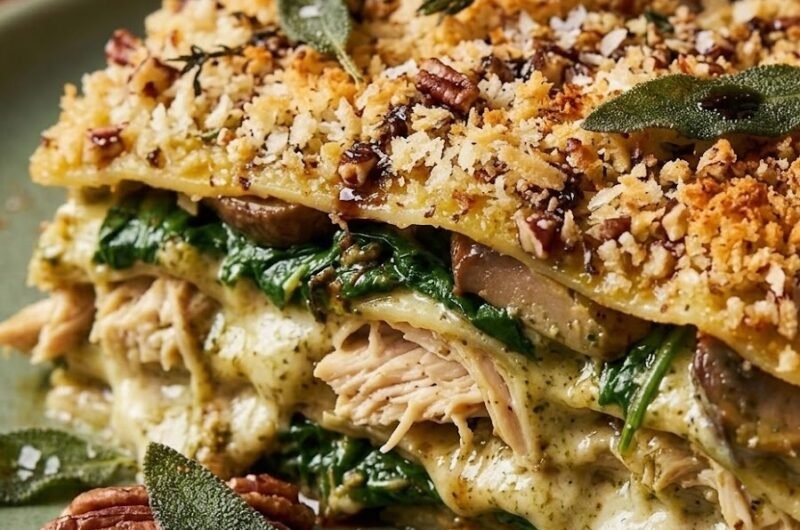 Mary Berry Chicken and Spinach Lasagne Recipe