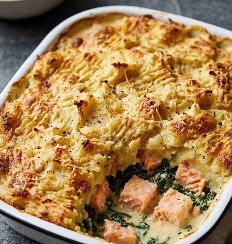 Mary Berry Fish Pie with Crushed Potatoes Recipe