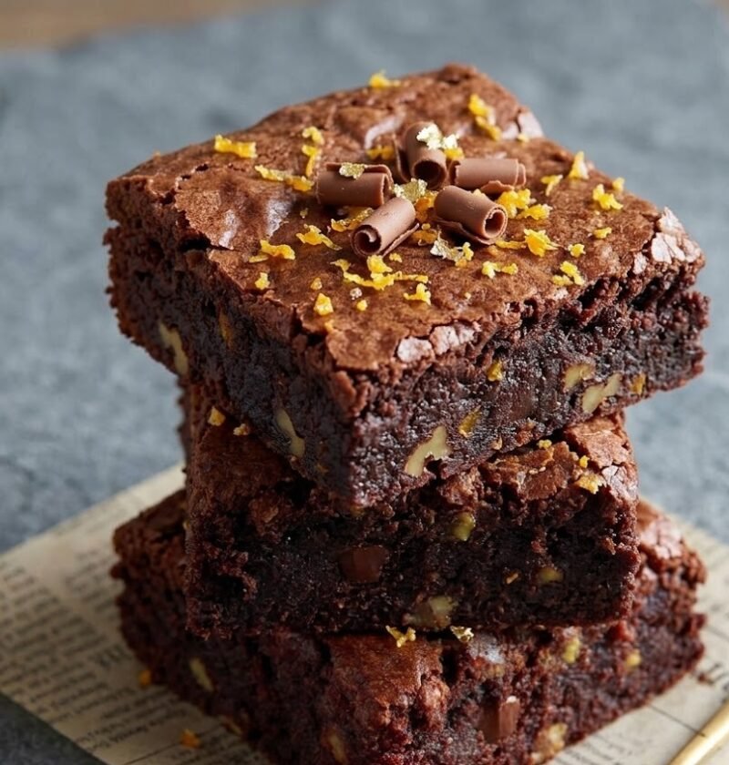 Mary Berry Chocolate Orange Brownies Recipe