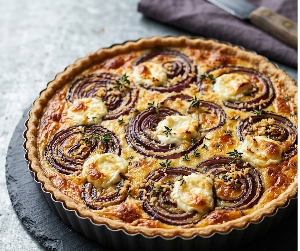 Mary Berry Cheese and Onion Quiche Recipe