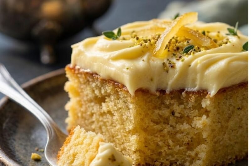 Mary Berry Lemon Drizzle Traybake Recipe