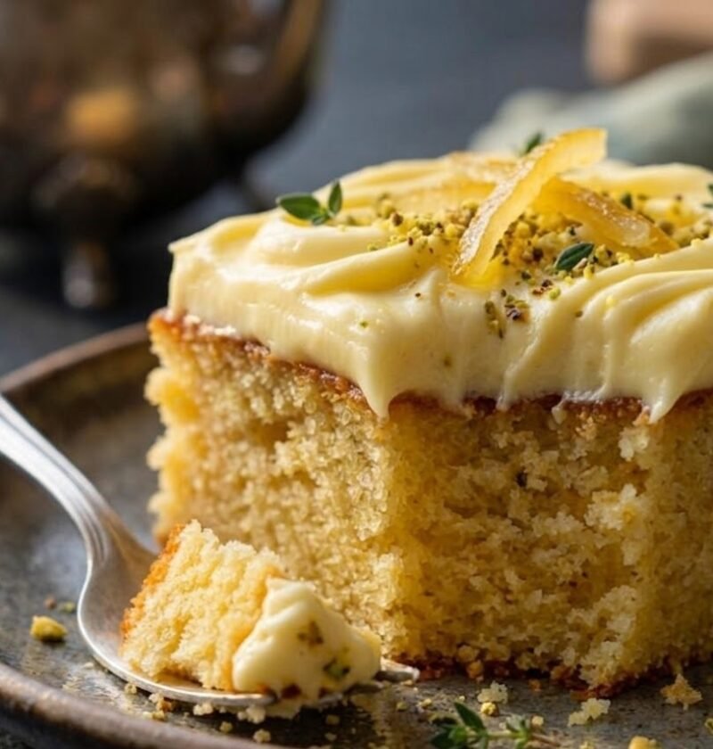 Mary Berry Lemon Drizzle Traybake Recipe