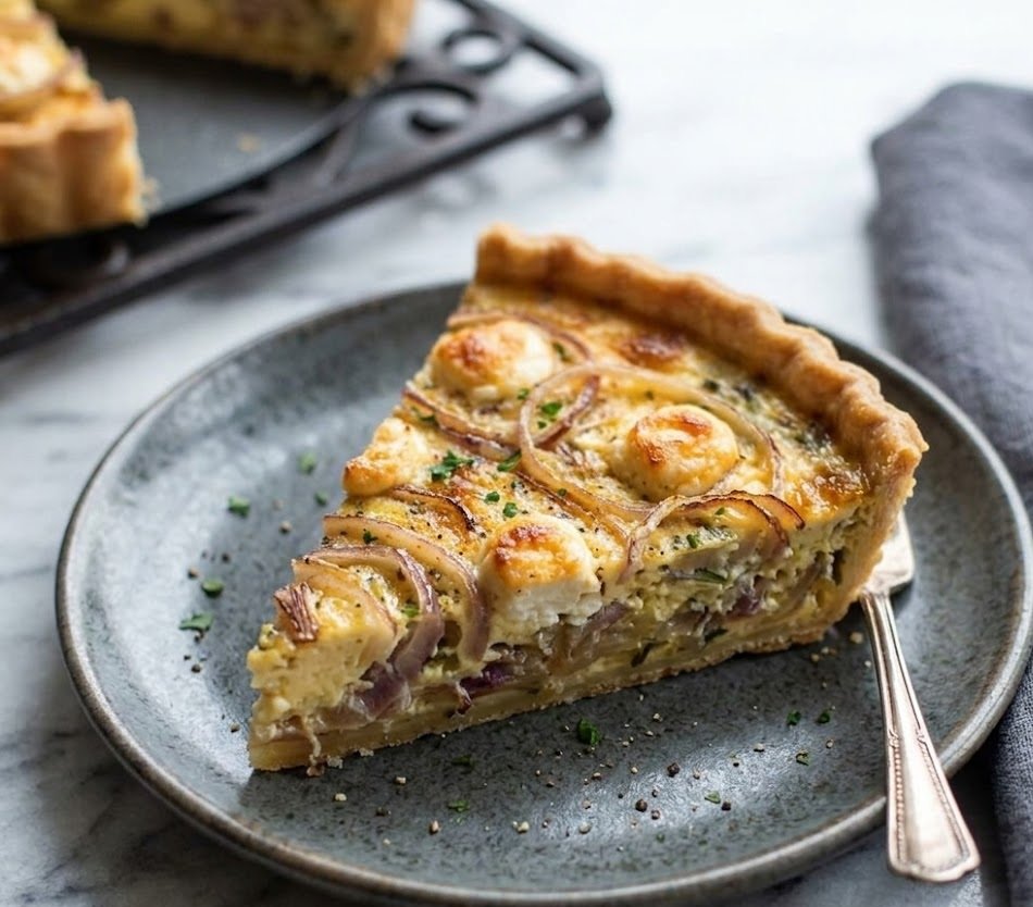 How to Make Mary Berry Cheese and Onion Quiche
