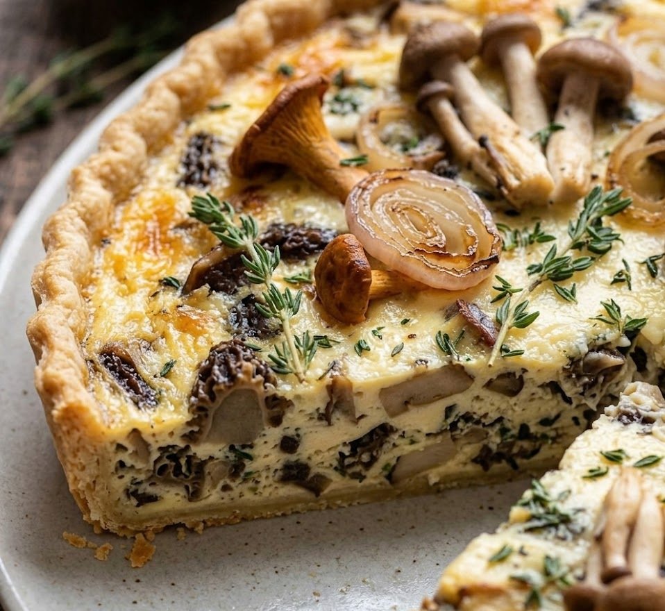 How to Make Mary Berry-Style Mushroom Quiche