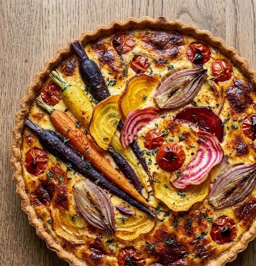 How to Make Mary Berry Roasted Vegetable Quiche