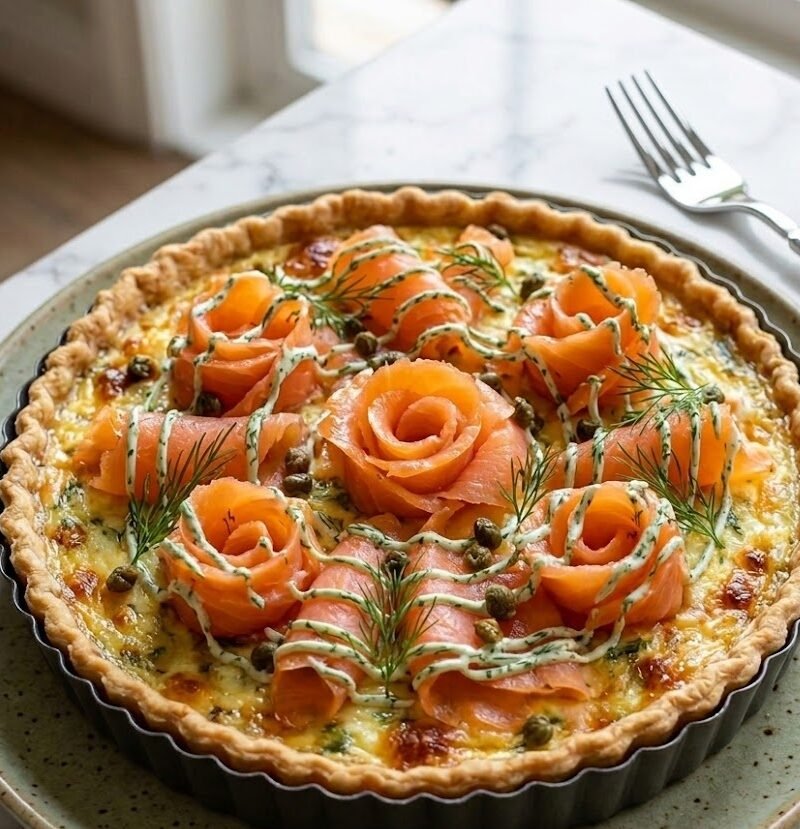 Mary Berry Smoked Salmon Quiche Recipe​