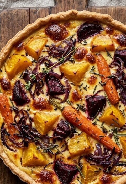 Mary Berry Roasted Vegetable Quiche Recipe