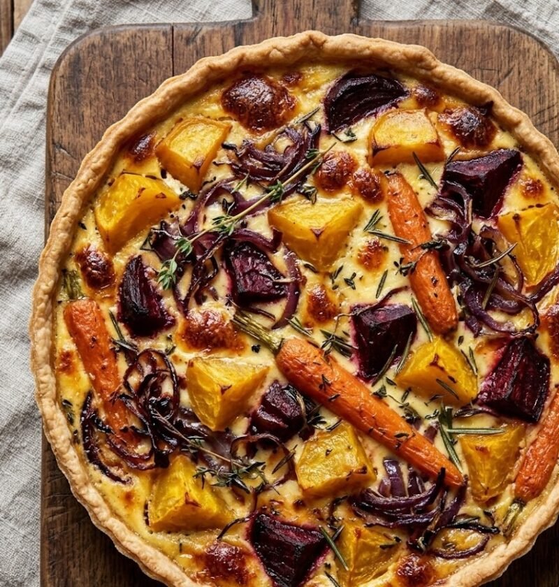 Mary Berry Roasted Vegetable Quiche Recipe