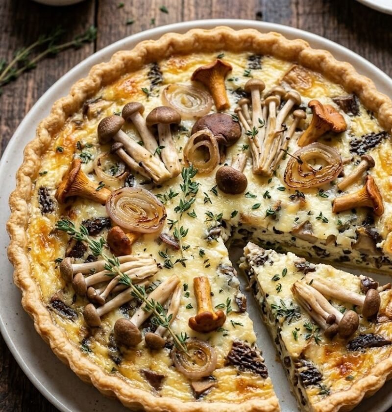 Mary Berry Mushroom Quiche Recipe