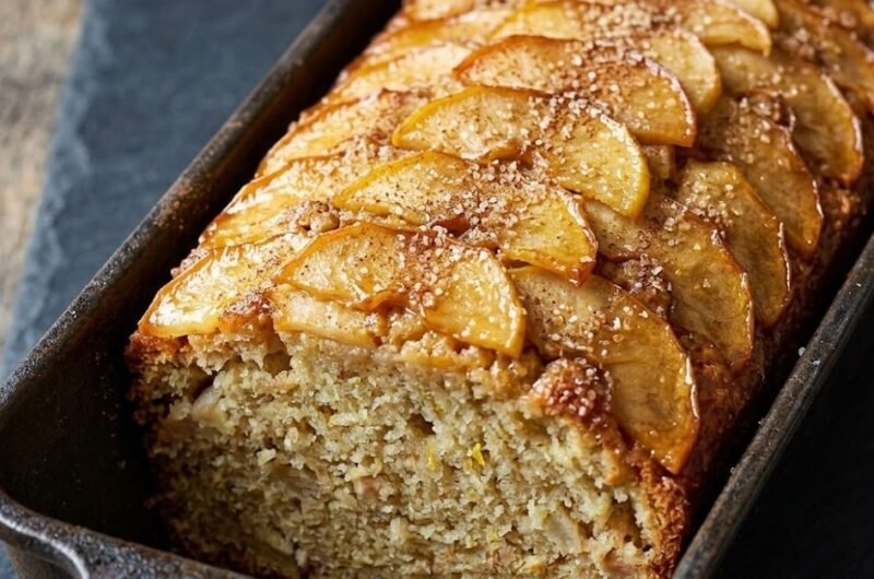 Apple and Lemon Drizzle Cake