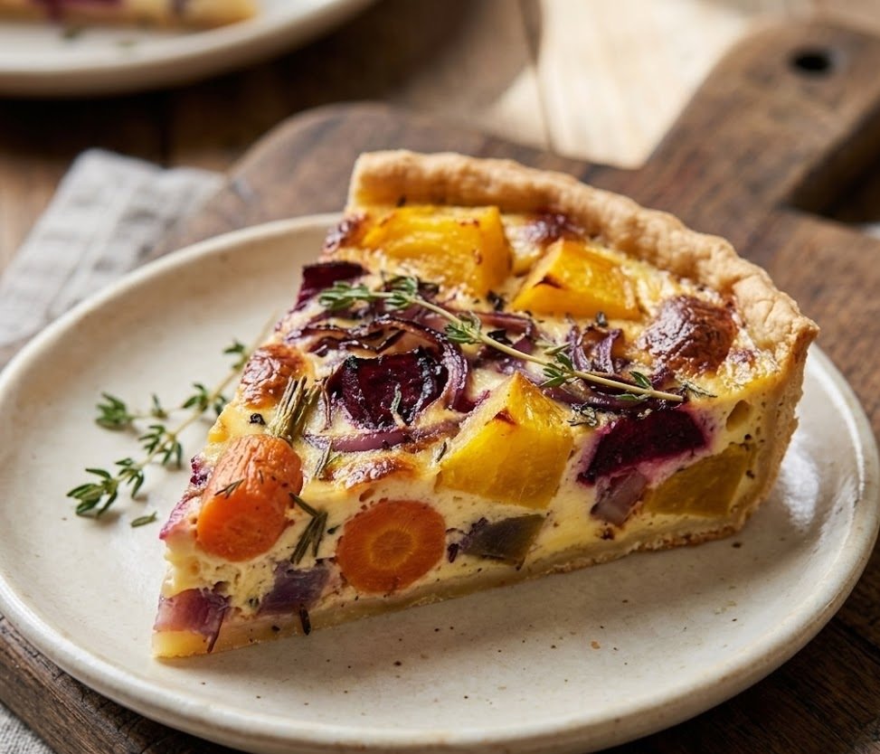 How to Make Mary Berry Roasted Vegetable Quiche Recipe