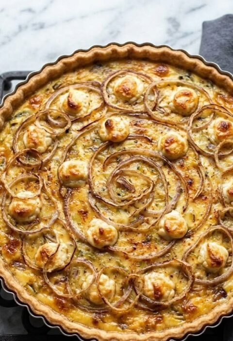 Mary Berry Cheese and Onion Quiche Recipe