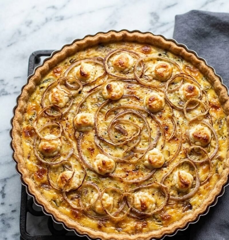 Mary Berry Cheese and Onion Quiche Recipe