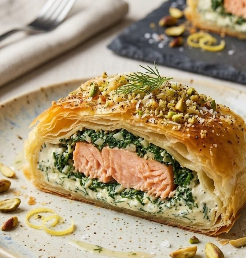 Mary Berry Salmon in Filo Pastry Recipe​​​