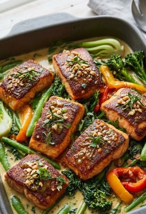 Mary Berry Thai Salmon Traybake Recipe​​