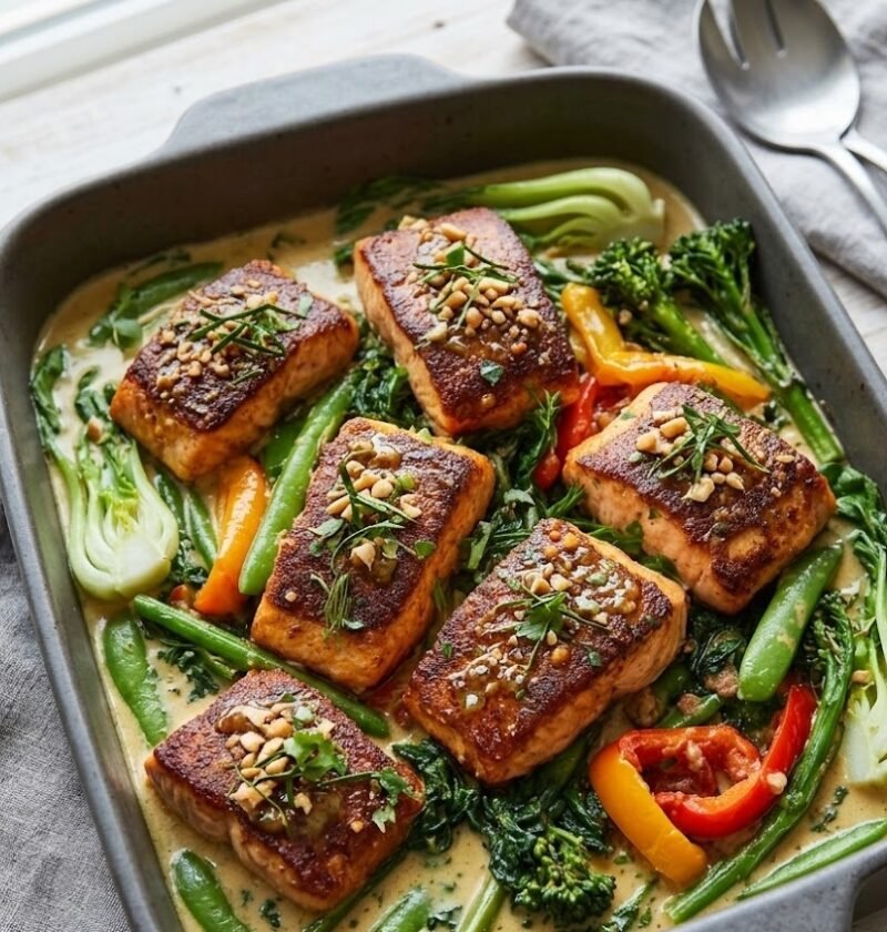 Mary Berry Thai Salmon Traybake Recipe​​