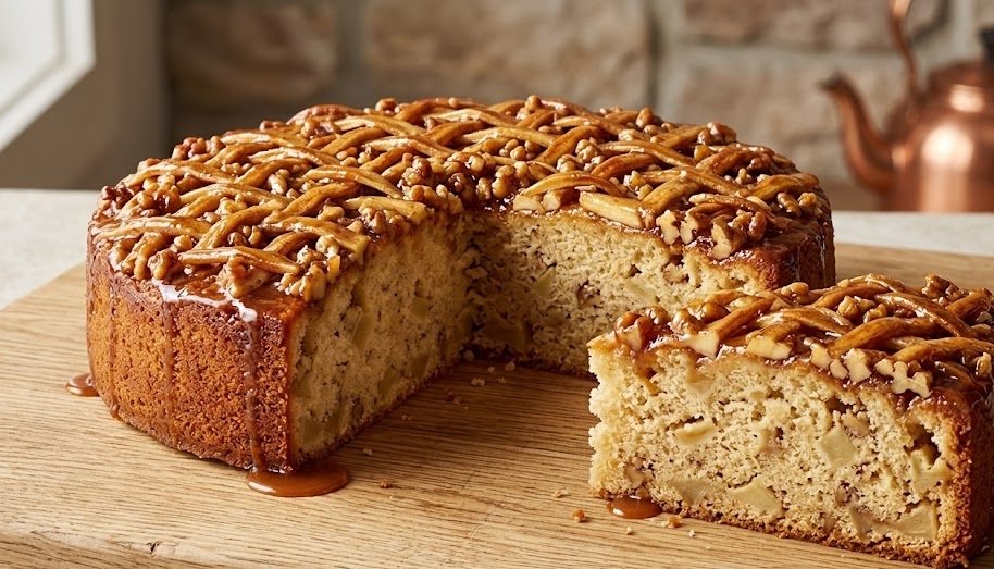 How to Make Mary Berry Apple and Walnut Cake