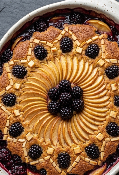 Mary Berry Apple and Blackberry Cake Recipe