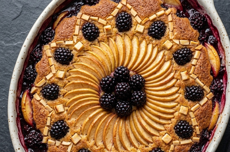 Mary Berry Apple and Blackberry Cake Recipe