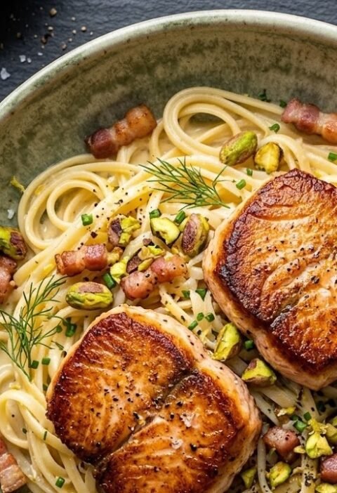 Mary Berry Salmon Linguine Recipe​​​
