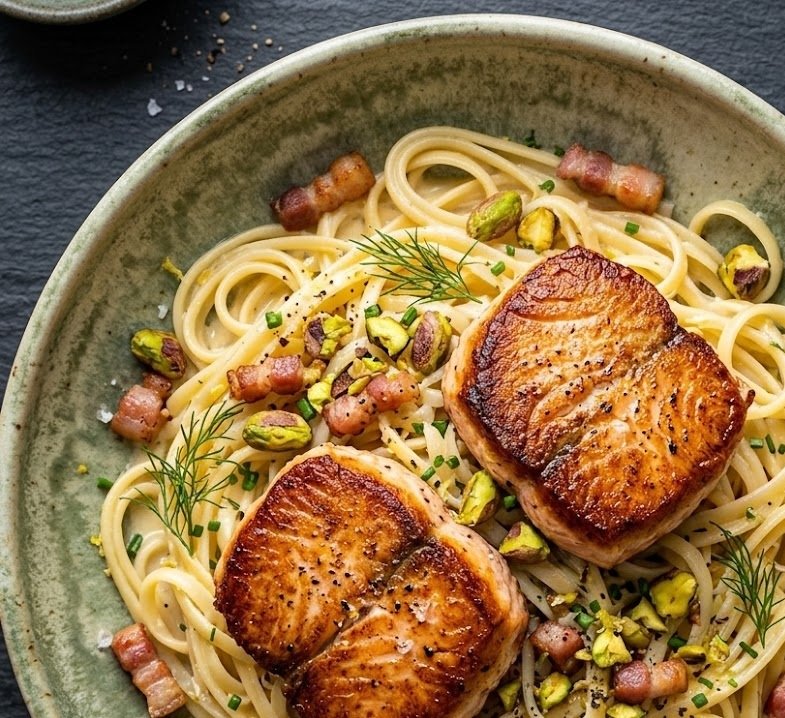 Mary Berry Salmon Linguine Recipe​​​