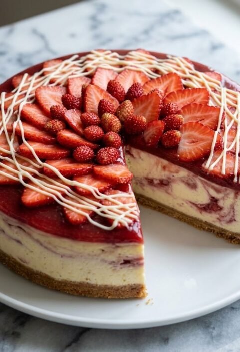 Mary Berry No-Bake Strawberry Cheesecake Recipe​