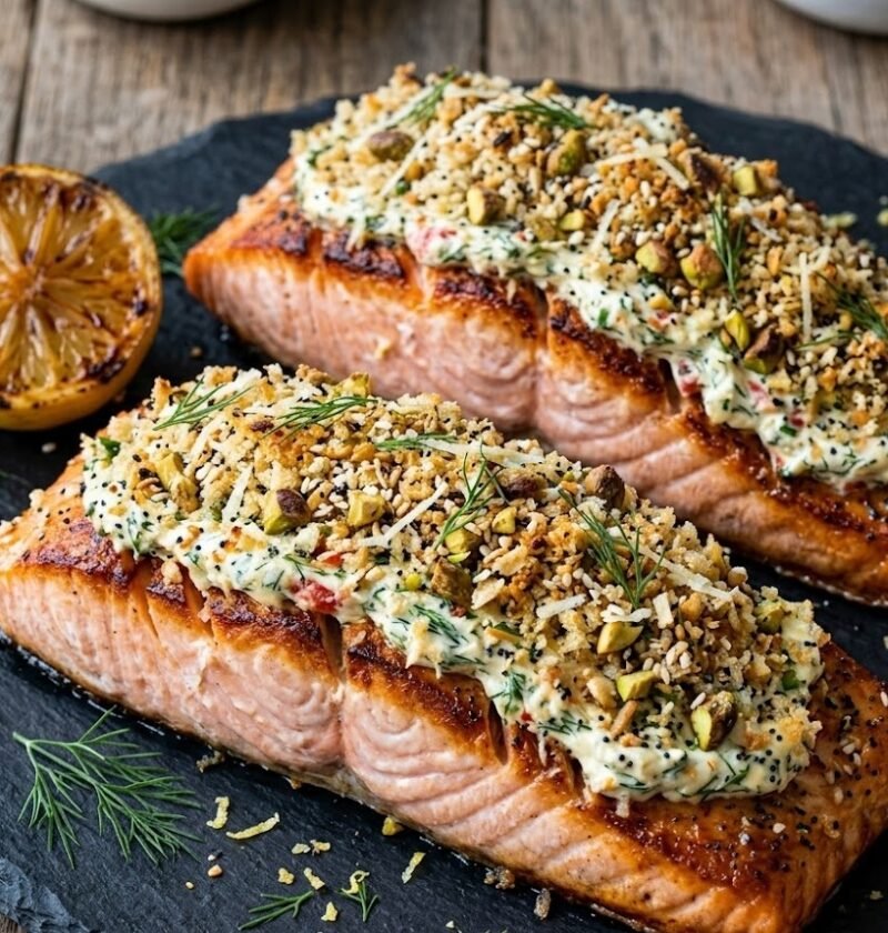Mary Berry Salmon with Cream Cheese and Peppers Recipe​​​