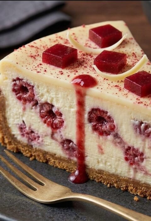 Mary Berry Raspberry and White Chocolate Cheesecake Recipe​