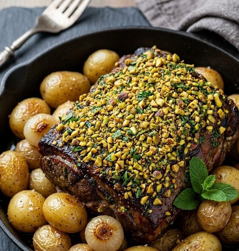 Mary Berry Slow Roast Lamb Shoulder with Potatoes Recipe​​​