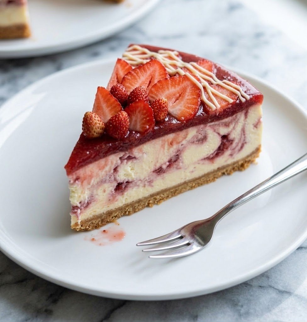 How to Make this No-Bake Strawberry Cheesecake