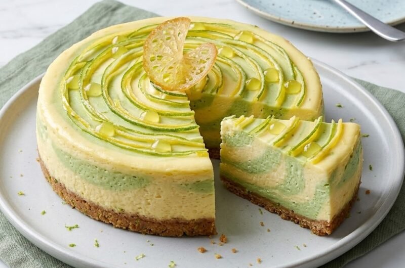 Mary Berry Style Lemon and Lime Cheesecake