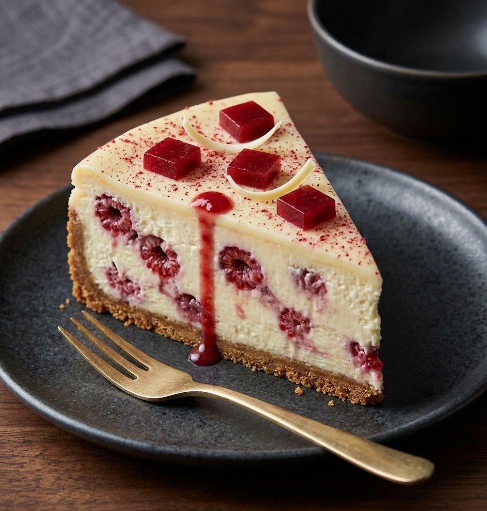 How to Make Raspberry and White Chocolate Cheesecake