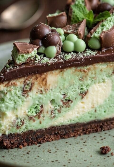 Mary Berry Mint Aero Cheesecake Recipe​
