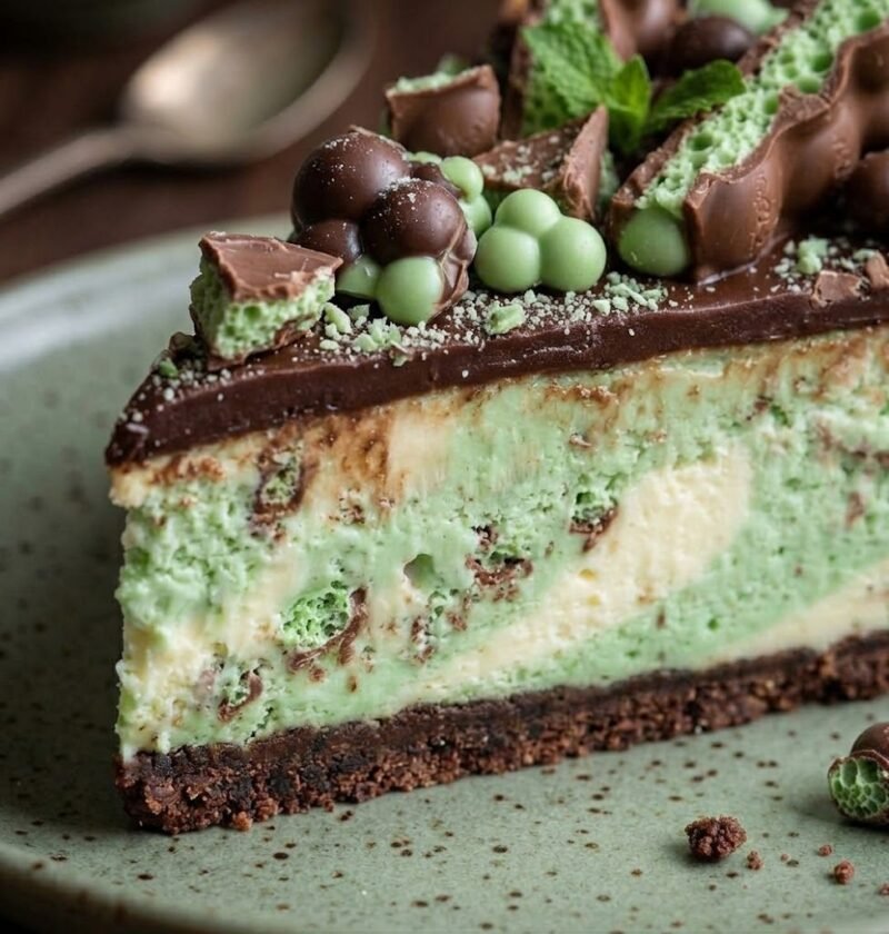 Mary Berry Mint Aero Cheesecake Recipe​